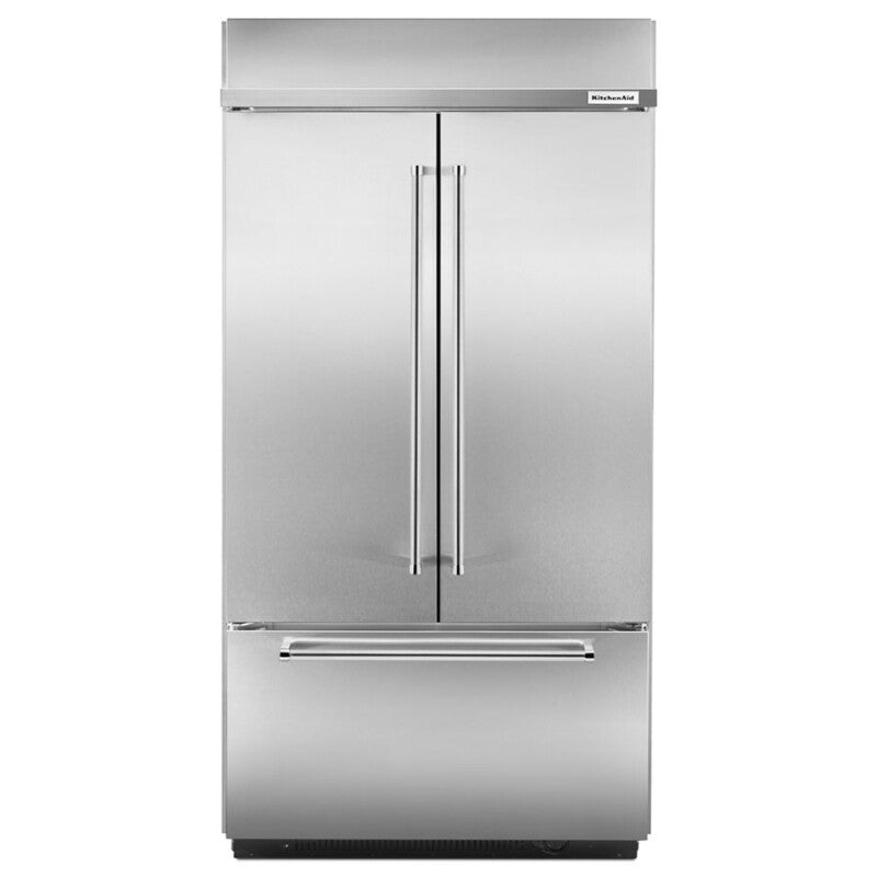KitchenAid 24.2 Cu. Ft. 42" French Door Refrigerator with Platinum Interior Design in Stainless Steel - Stainless Steel (KBFN502ESS)