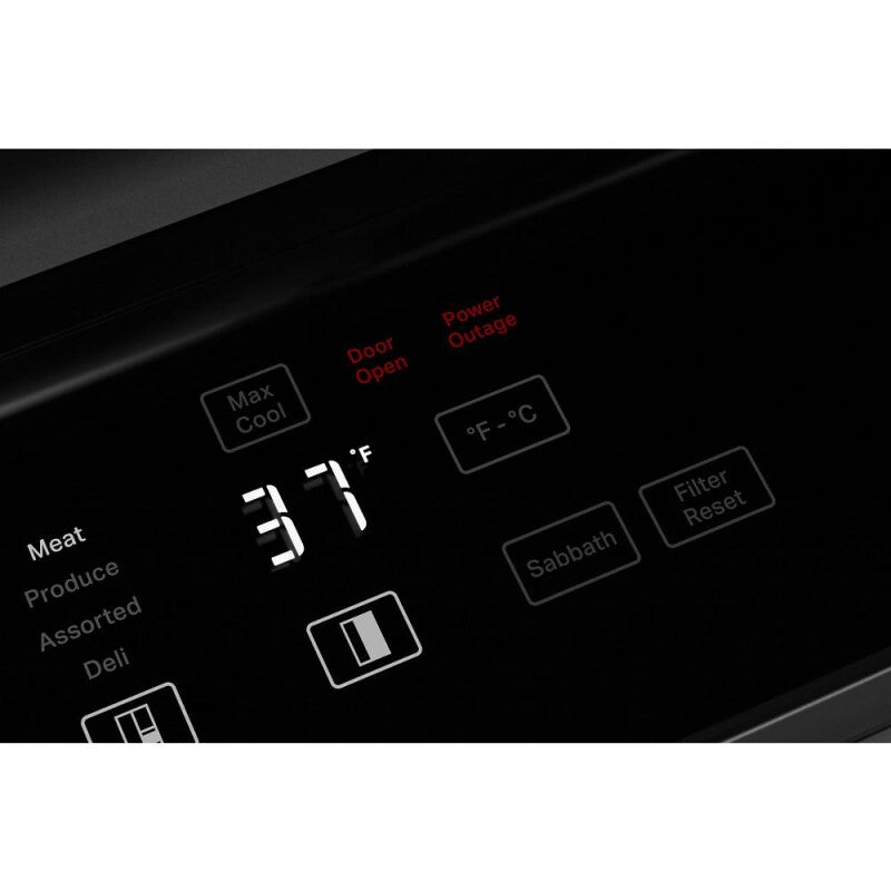 KitchenAid 29.4 Cu. Ft. 48" Built-In Side-by-Side Refrigerator with Ice and Water Dispenser - Stainless Steel (KBSD708MSS)