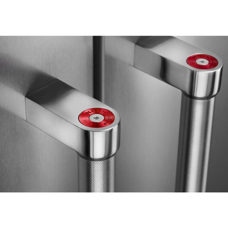 KitchenAid 29.4 Cu. Ft. 48" Built-In Side-by-Side Refrigerator with Ice and Water Dispenser - Stainless Steel (KBSD708MSS)