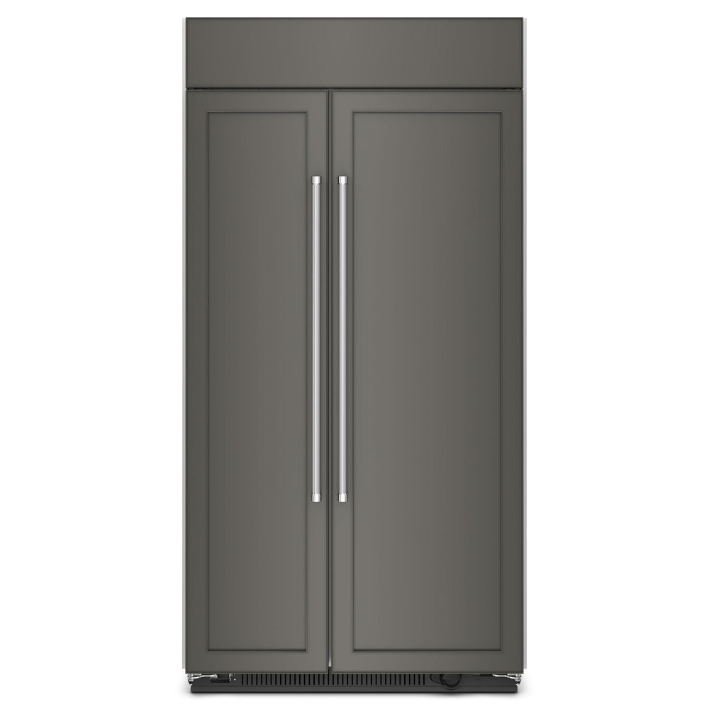 KitchenAid 25.5 Cu Ft. 42" Built-In Side-by-Side Refrigerator with Panel-Ready Doors - Panel Ready (KBSN702MPA)