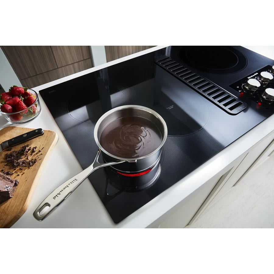 KITCHENAID 36" Electric Downdraft Cooktop with 5 Elements - Stainless Steel (KCED606GSS)