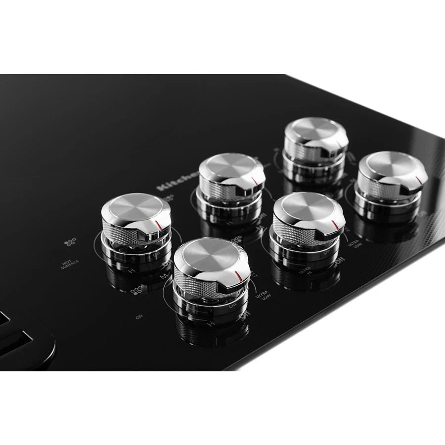 KITCHENAID 36" Electric Downdraft Cooktop with 5 Elements - Stainless Steel (KCED606GSS)