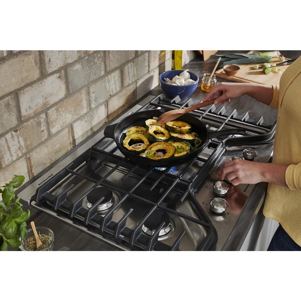 KITCHENAID 30" 5-Burner Gas Cooktop - Stainless Steel (KCGS350ESS)