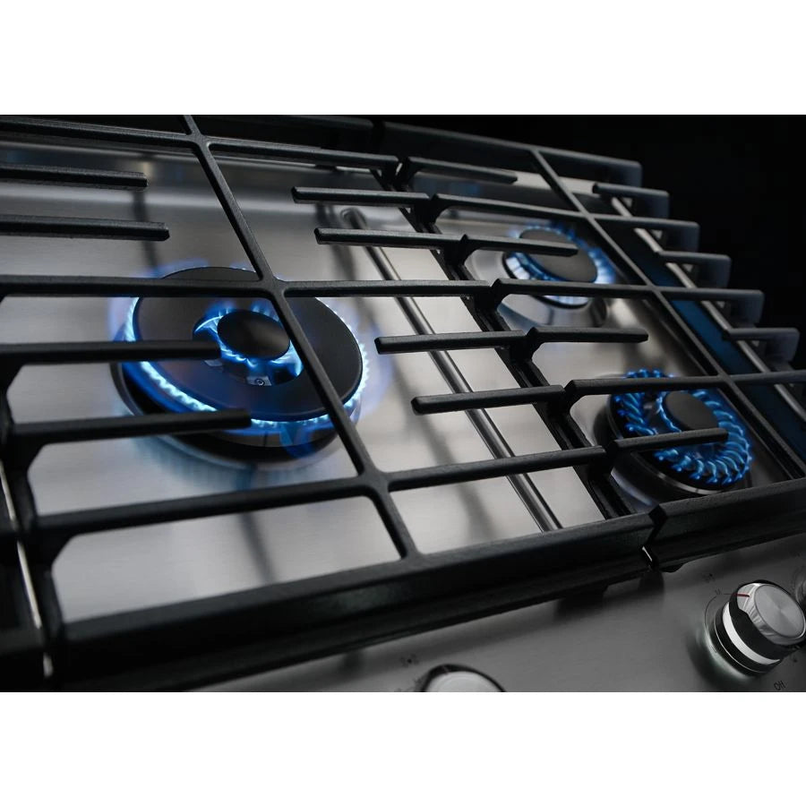 KITCHENAID 30" 5-Burner Gas Cooktop with Griddle - Stainless Steel (KCGS950ESS)