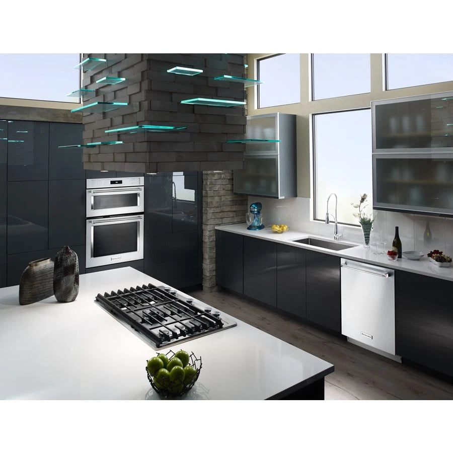 KITCHENAID 30" 5-Burner Gas Cooktop with Griddle - Stainless Steel (KCGS950ESS)