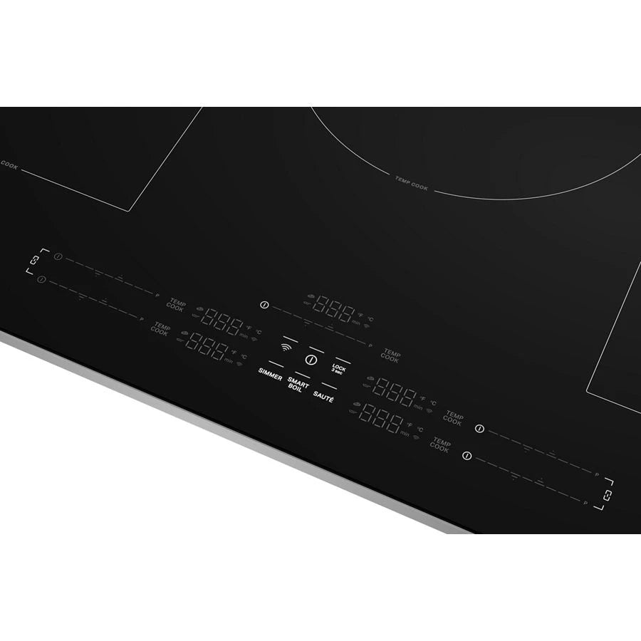 KITCHENAID 36" Temp Cook™ Induction Cooktop with 5 Cooking Zones - Black (KCIT736SBL)