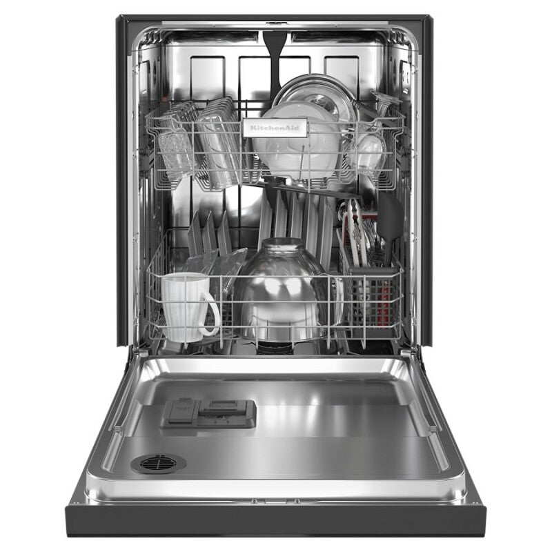 KitchenAid 47 dBA Two-Rack Dishwasher with ProWash Cycle - Black (KDFE104KBL)