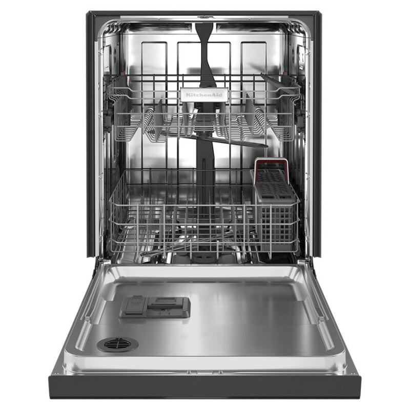 KitchenAid 47 dBA Two-Rack Dishwasher with ProWash Cycle - Black (KDFE104KBL)