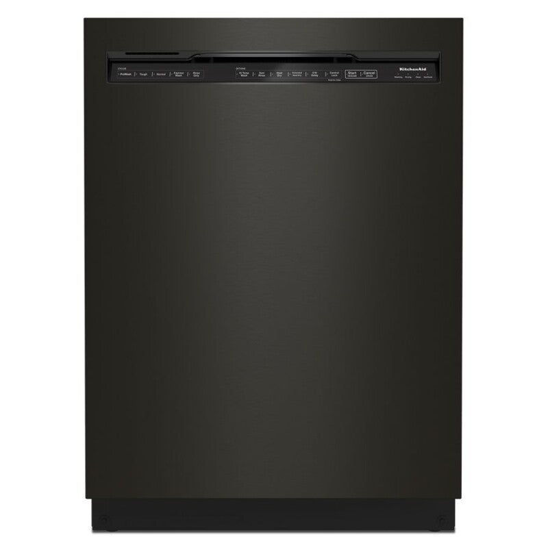 KitchenAid 39 dBA Dishwasher in PrintShield Finish with Third Level Utensil Rack - Black Stainless Steel with PrintShield™ Finish (KDFE204KBS)