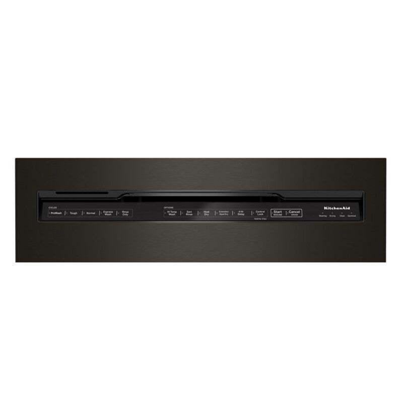 KitchenAid 39 dBA Dishwasher in PrintShield Finish with Third Level Utensil Rack - Black Stainless Steel with PrintShield™ Finish (KDFE204KBS)