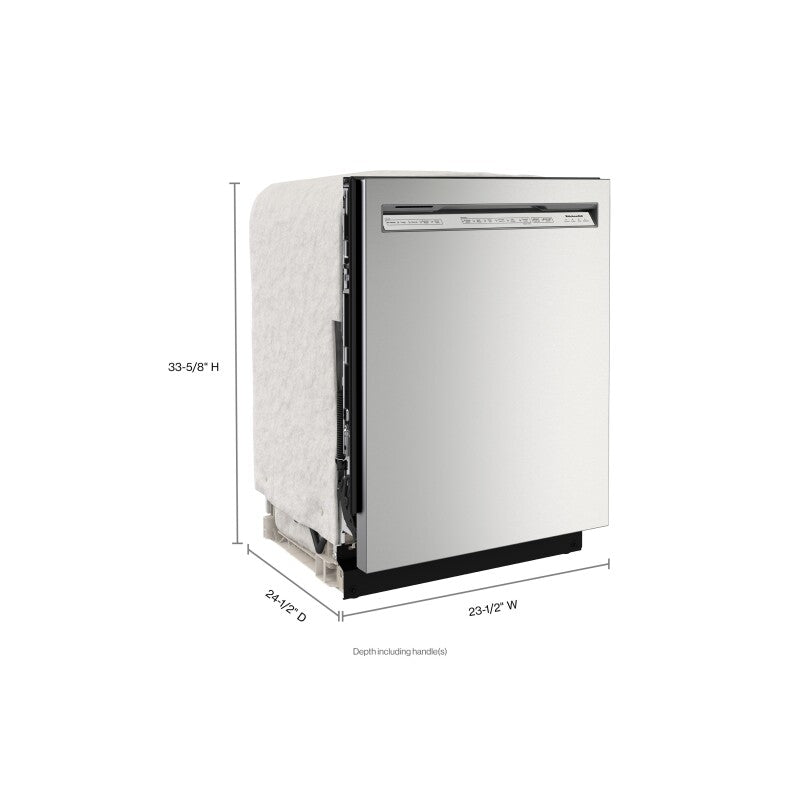 KitchenAid 39 dBA Dishwasher in PrintShield Finish with Third Level Utensil Rack - Stainless Steel with PrintShield™ Finish (KDFE204KPS)