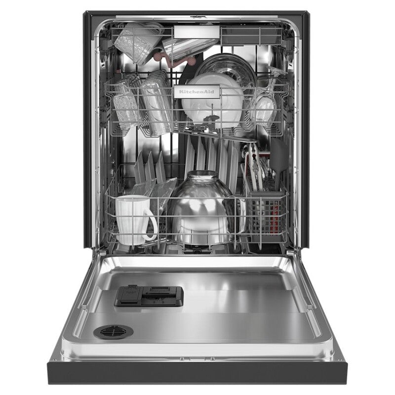 KitchenAid 44 dBA Dishwasher in PrintShield Finish with FreeFlex™ Third Rack - Black Stainless Steel with PrintShield™ Finish (KDFM404KBS)