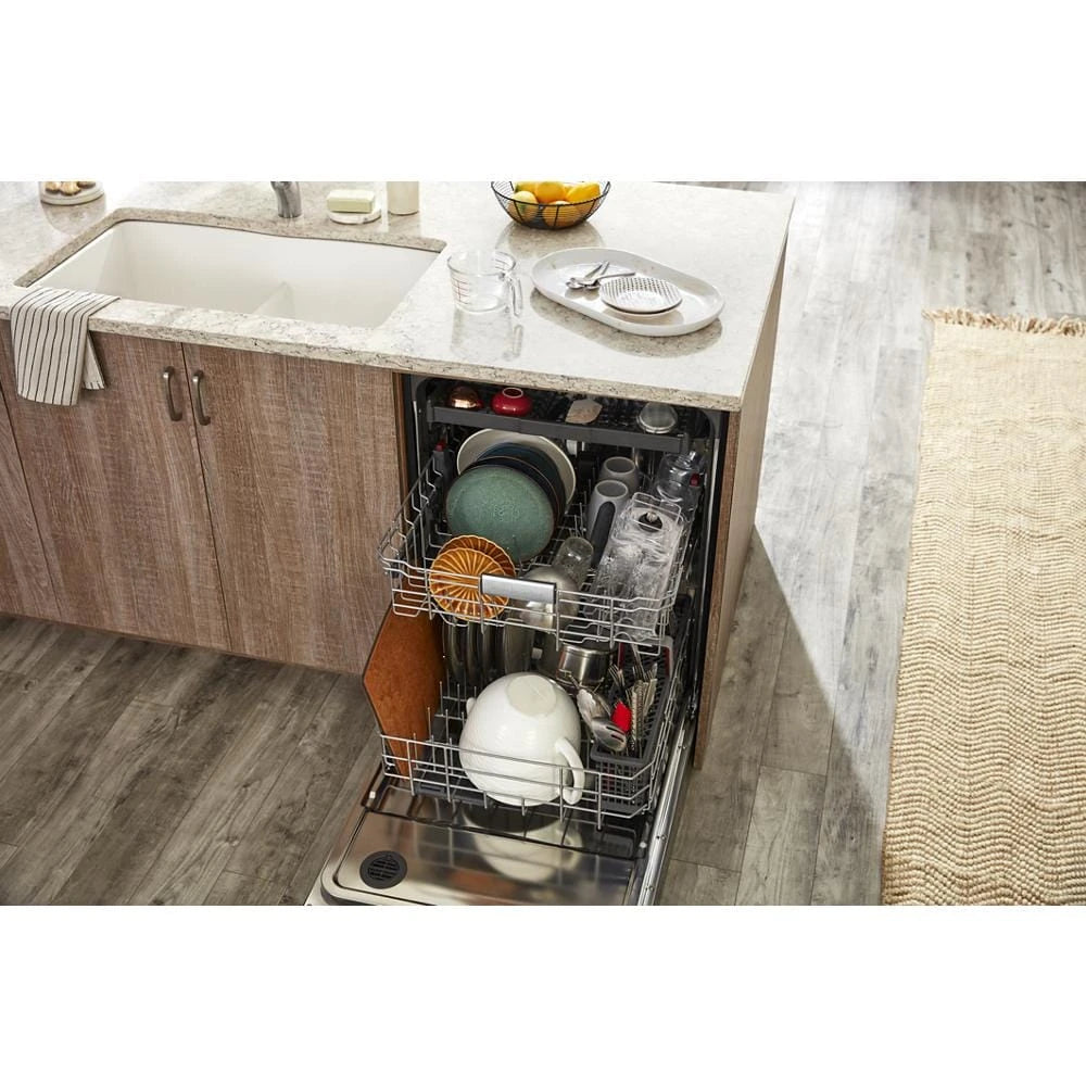 KitchenAid 39 dBA Dishwasher in PrintShield Finish with Third Level Utensil Rack - Stainless Steel with PrintShield™ Finish (KDTE204KPS)