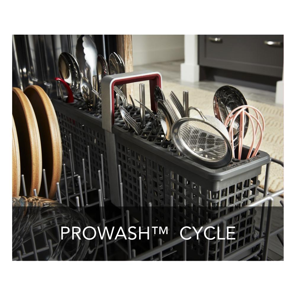 KitchenAid 39 dBA Dishwasher in PrintShield Finish with Third Level Utensil Rack - Stainless Steel with PrintShield™ Finish (KDTE204KPS)