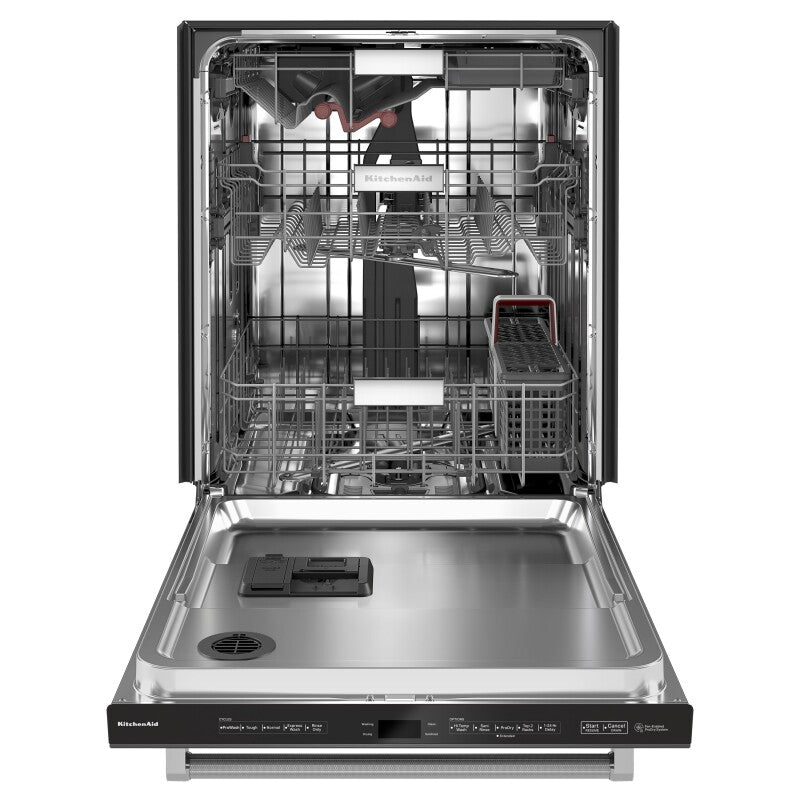 KitchenAid 44 dBA Dishwasher in PrintShield Finish with FreeFlex™ Third Rack - Black Stainless Steel with PrintShield™ Finish (KDTM604KBS)