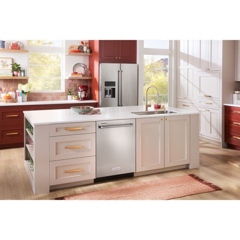 KitchenAid 44 dBA Dishwasher in PrintShield Finish with FreeFlex™ Third Rack - Stainless Steel with PrintShield™ Finish (KDTM604KPS)