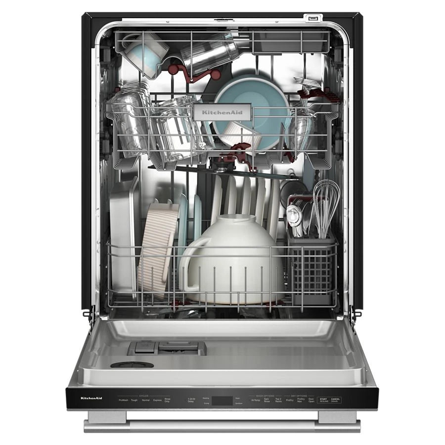 KITCHENAID 360° Max Jets™ Third Rack Dishwasher with Advanced ProDry™ System, 44 dBA - PrintShield Stainless (KDTS624SPS)