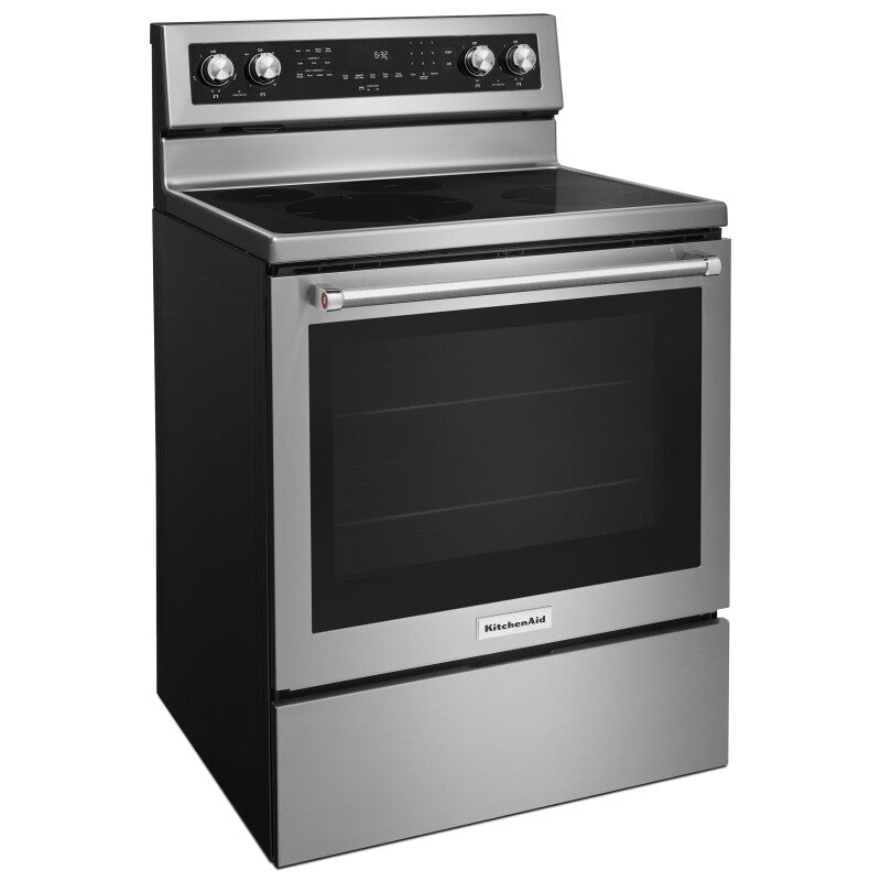 KitchenAid 30" 5-Element Electric Convection Range - Stainless Steel (KFEG500ESS)