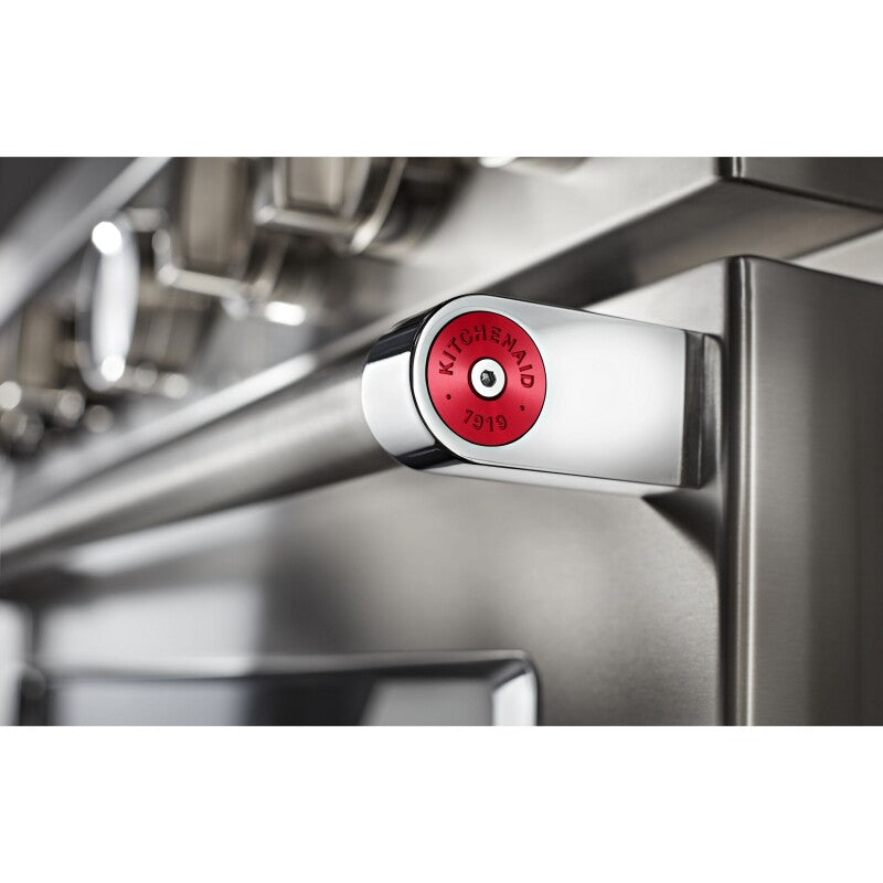 KitchenAid 36" Smart Commercial-Style Gas Range with 6 Burners - Stainless Steel (KFGC506JSS)