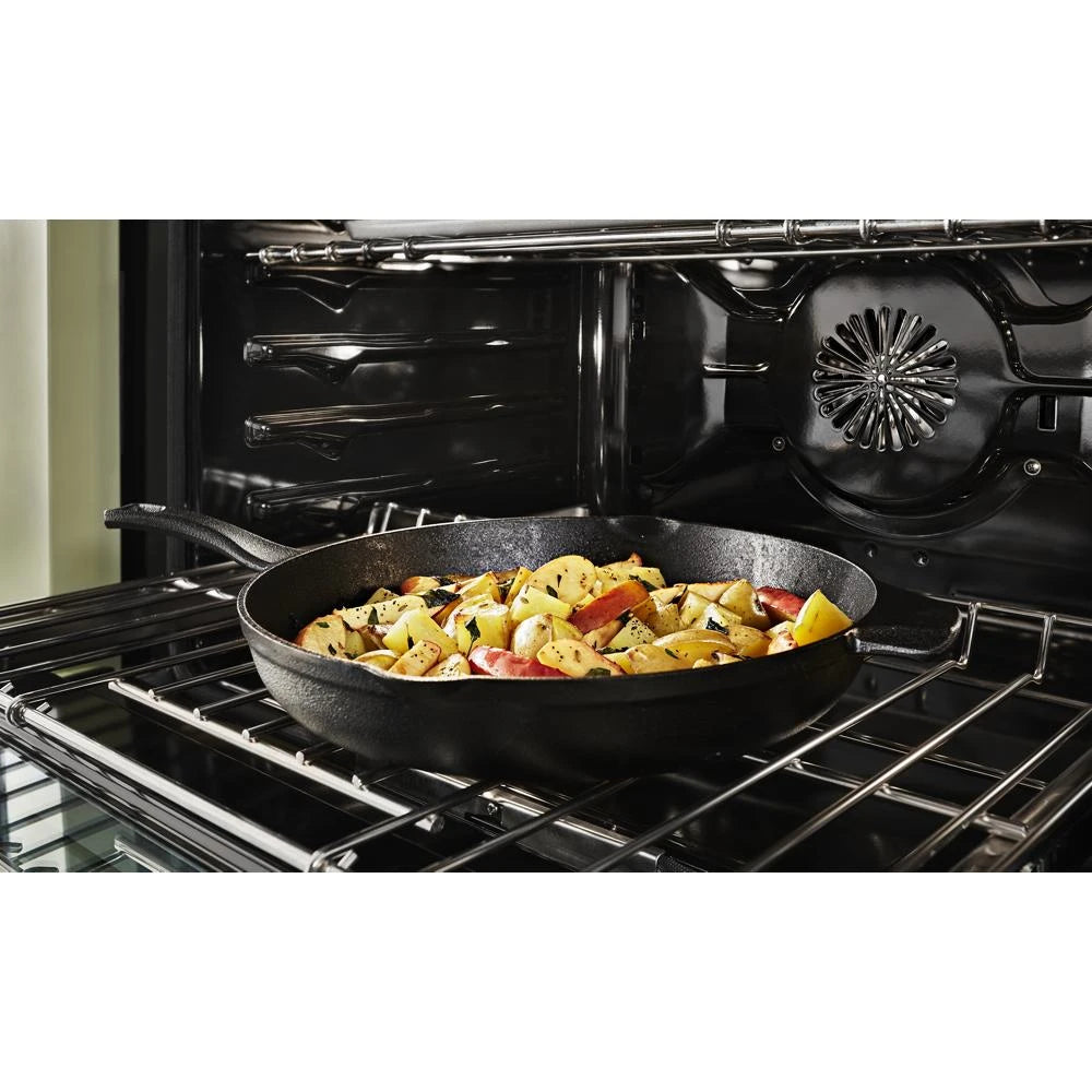 KitchenAid 36" Smart Commercial-Style Gas Range with 6 Burners - Stainless Steel (KFGC506JSS)