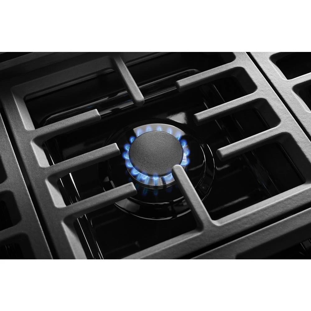 KitchenAid 36'' Smart Commercial-Style Gas Range with 6 Burners - Stainless Steel (KFGC506JSS)
