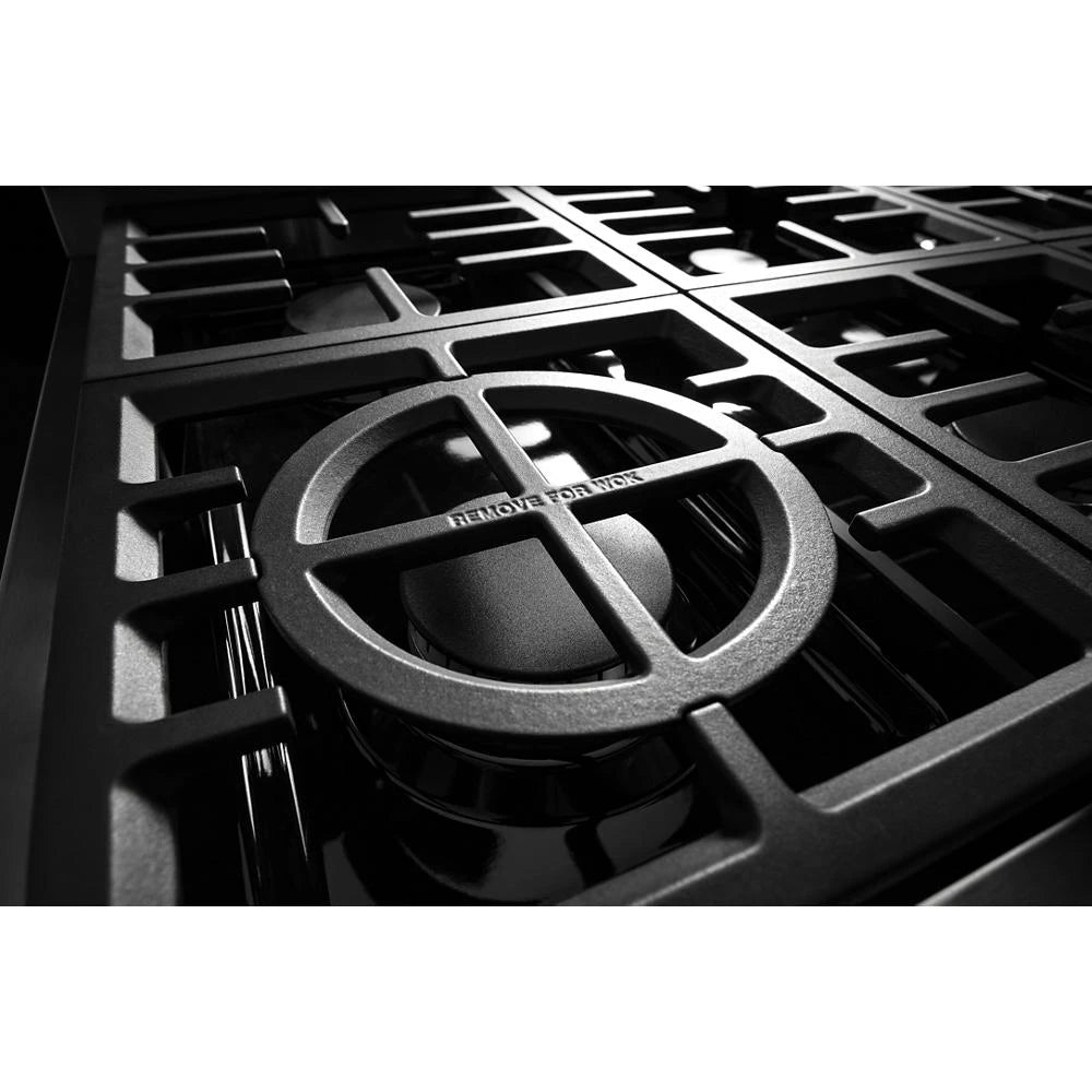 KitchenAid 36'' Smart Commercial-Style Gas Range with 6 Burners - Stainless Steel (KFGC506JSS)