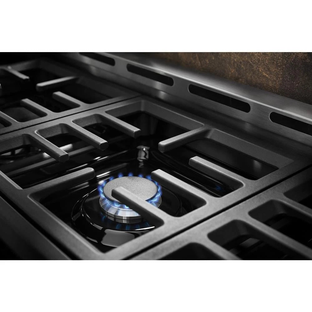 KitchenAid 36'' Smart Commercial-Style Gas Range with 6 Burners - Stainless Steel (KFGC506JSS)