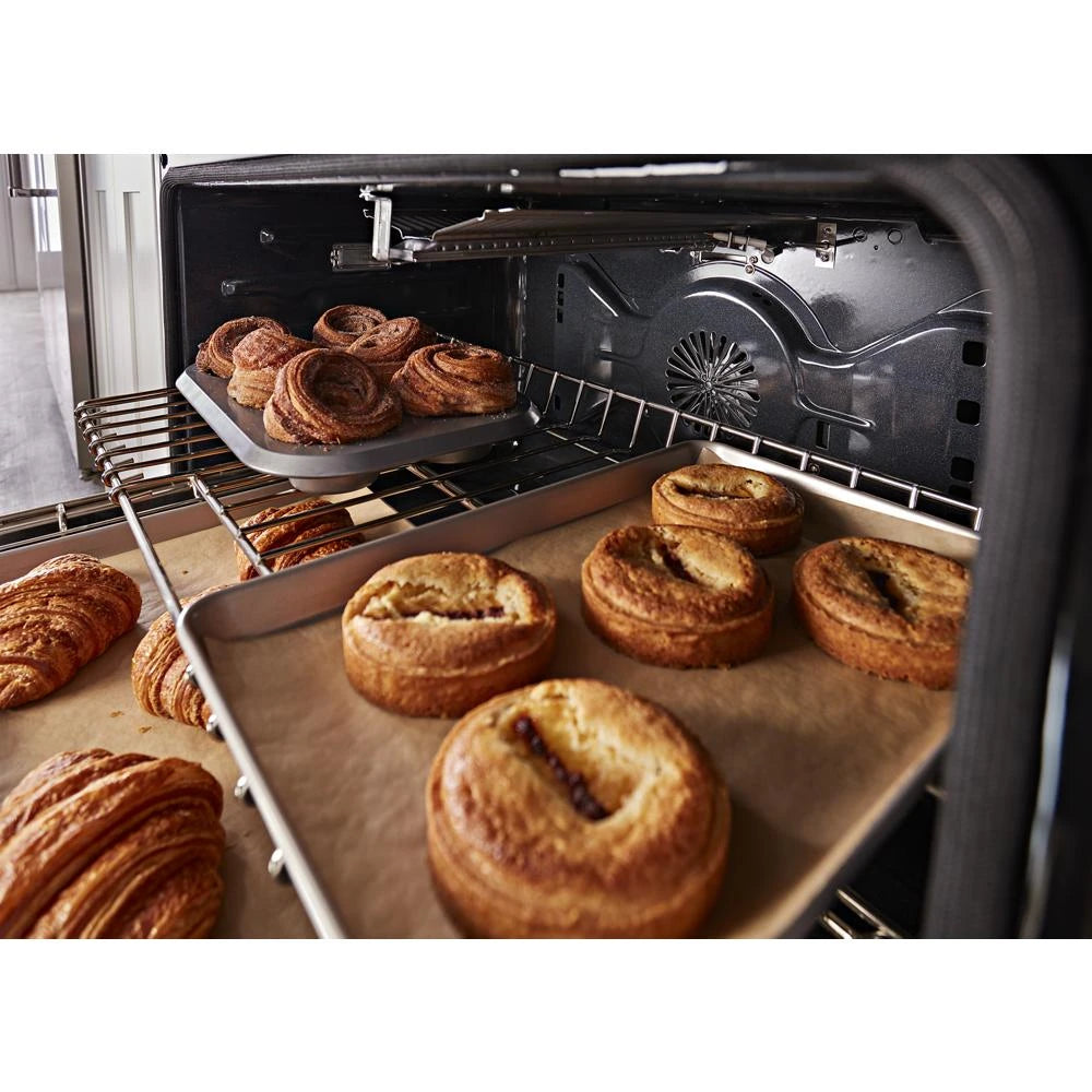 KitchenAid 36'' Smart Commercial-Style Gas Range with 6 Burners - Stainless Steel (KFGC506JSS)