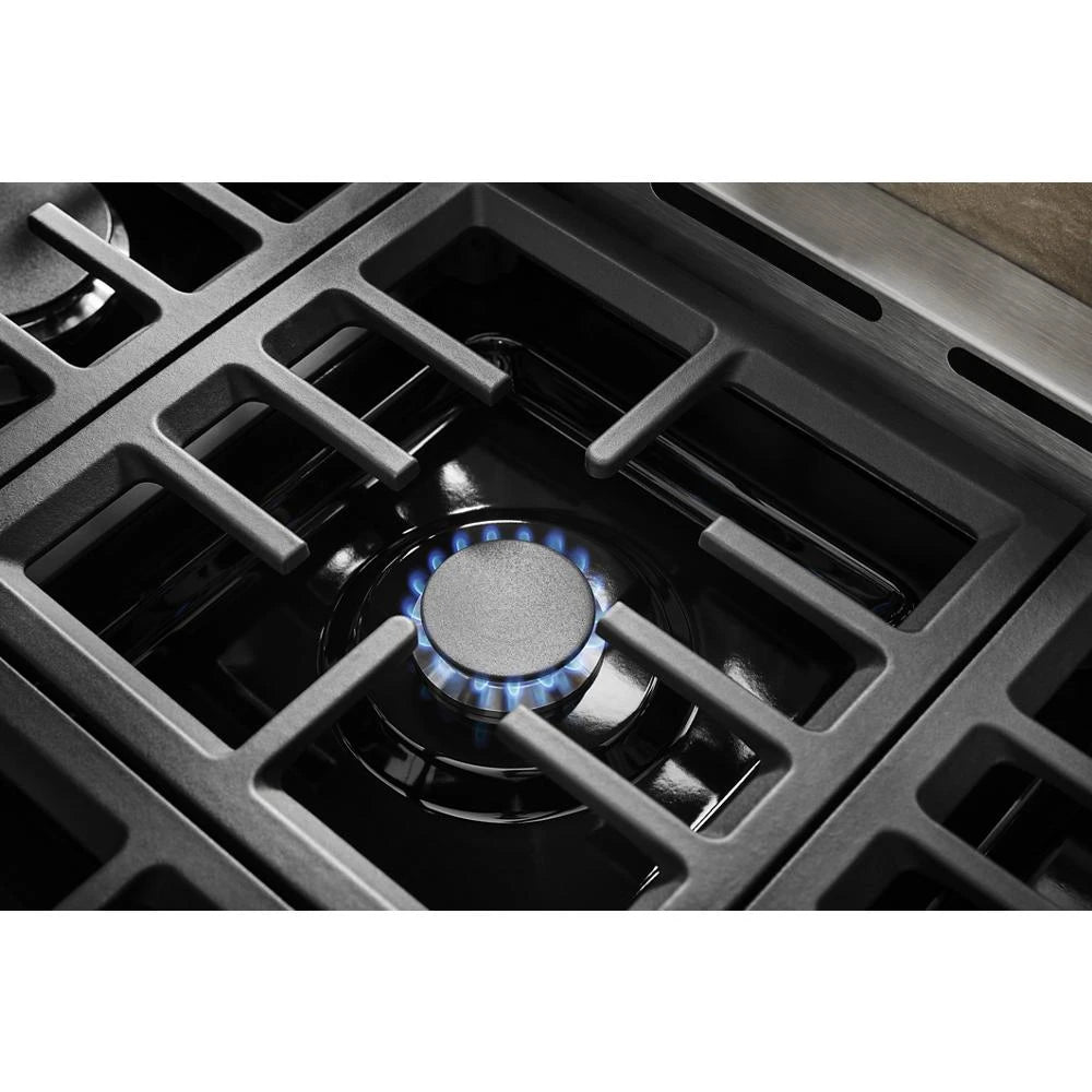 KitchenAid 36'' Smart Commercial-Style Gas Range with 6 Burners - Stainless Steel (KFGC506JSS)