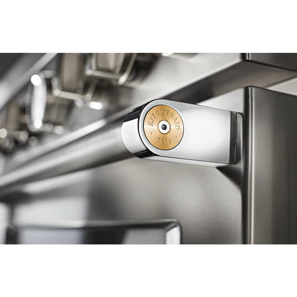 KitchenAid 36'' Smart Commercial-Style Gas Range with 6 Burners - Stainless Steel (KFGC506JSS)