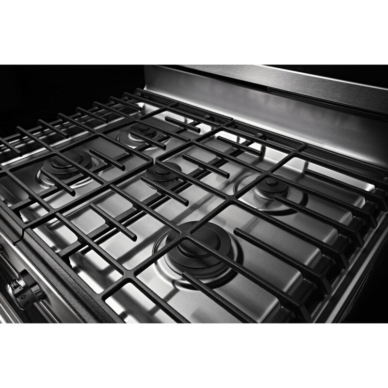 KitchenAid 30" 5-Burner Gas Convection Range - Stainless Steel (KFGG500ESS)