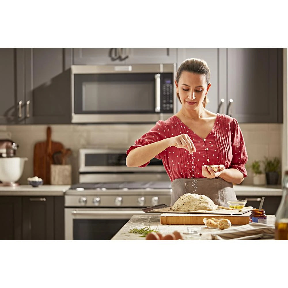KITCHENAID 30-Inch 5-Burner Gas Convection Range - Stainless Steel (KFGG500ESS)