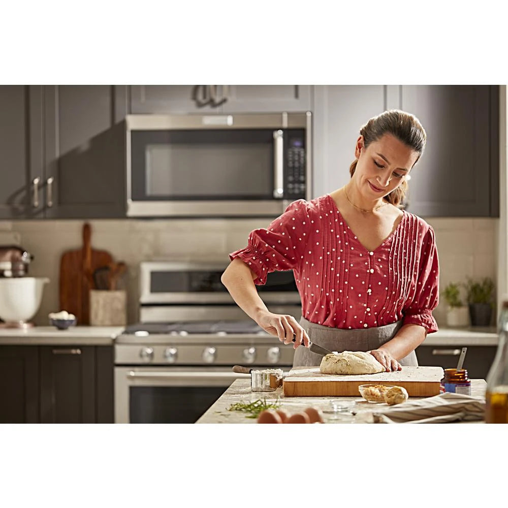 KITCHENAID 30-Inch 5-Burner Gas Convection Range - Stainless Steel (KFGG500ESS)