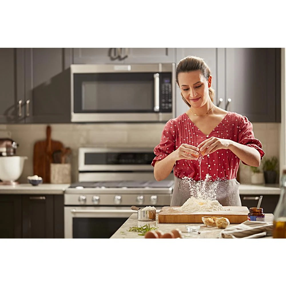 KITCHENAID 30-Inch 5-Burner Gas Convection Range - Stainless Steel (KFGG500ESS)