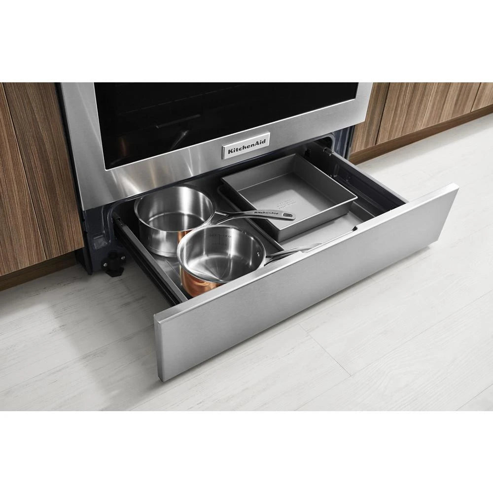KITCHENAID 30-Inch 5-Burner Gas Convection Range - Stainless Steel (KFGG500ESS)