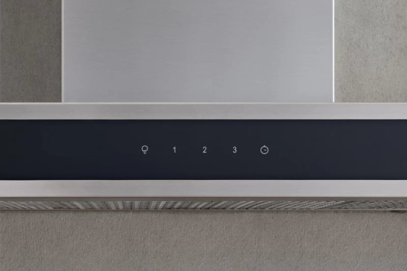 BERTAZZONI 30 Wallmount Hood, Glass Front, 1 motor 600 CFM - Stainless Steel (KG30X)