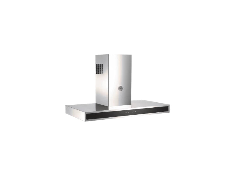 BERTAZZONI 30 Wallmount Hood, Glass Front, 1 motor 600 CFM - Stainless Steel (KG30X)