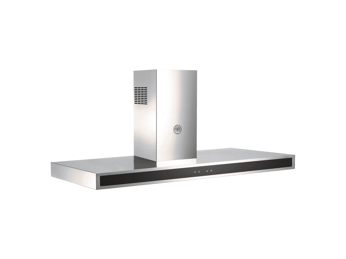 BERTAZZONI 48 Wallmount Hood, Glass front, 1 motor 600 CFM - Stainless Steel (KG48X)