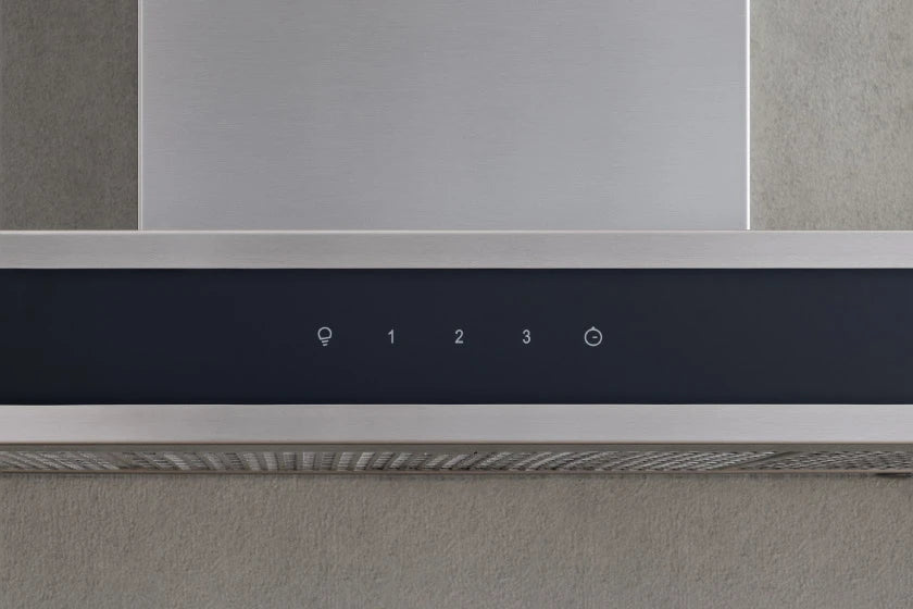 BERTAZZONI 48 Wallmount Hood, Glass front, 1 motor 600 CFM - Stainless Steel (KG48X)