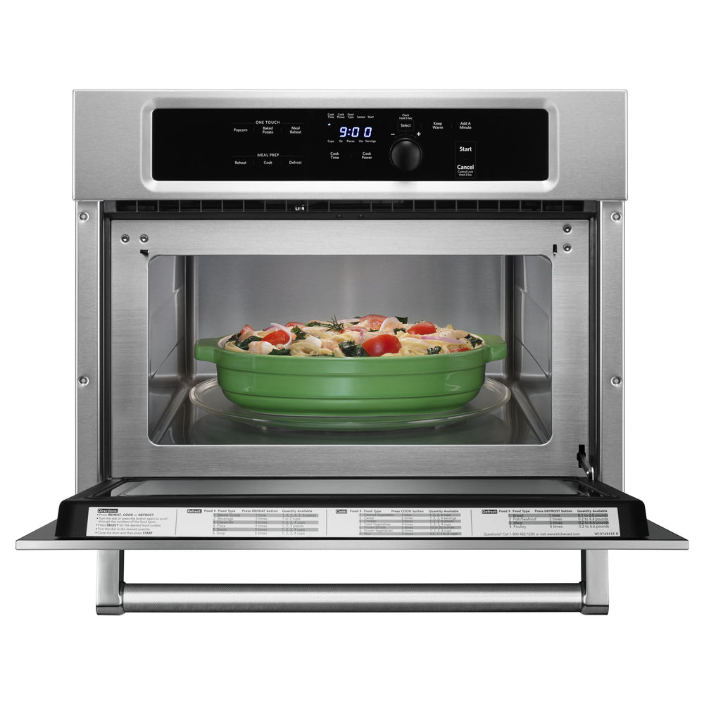 KitchenAid 24" Built In Microwave Oven with 1000 Watt Cooking - Stainless Steel (KMBS104ESS)