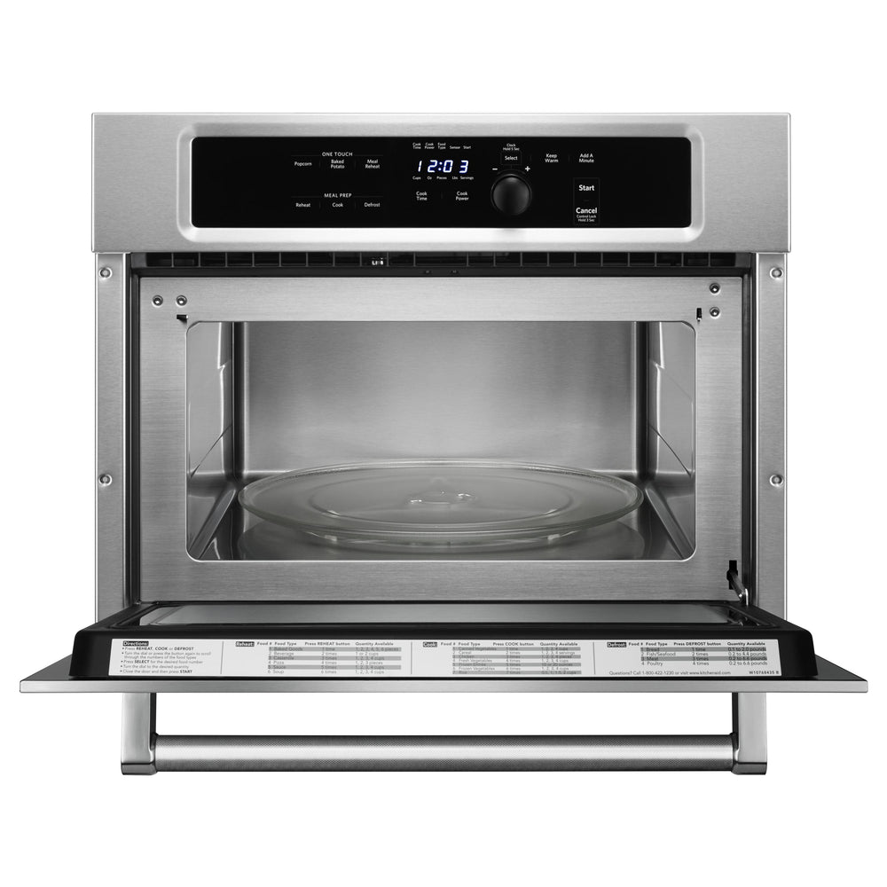 KitchenAid 24" Built In Microwave Oven with 1000 Watt Cooking - Stainless Steel (KMBS104ESS)