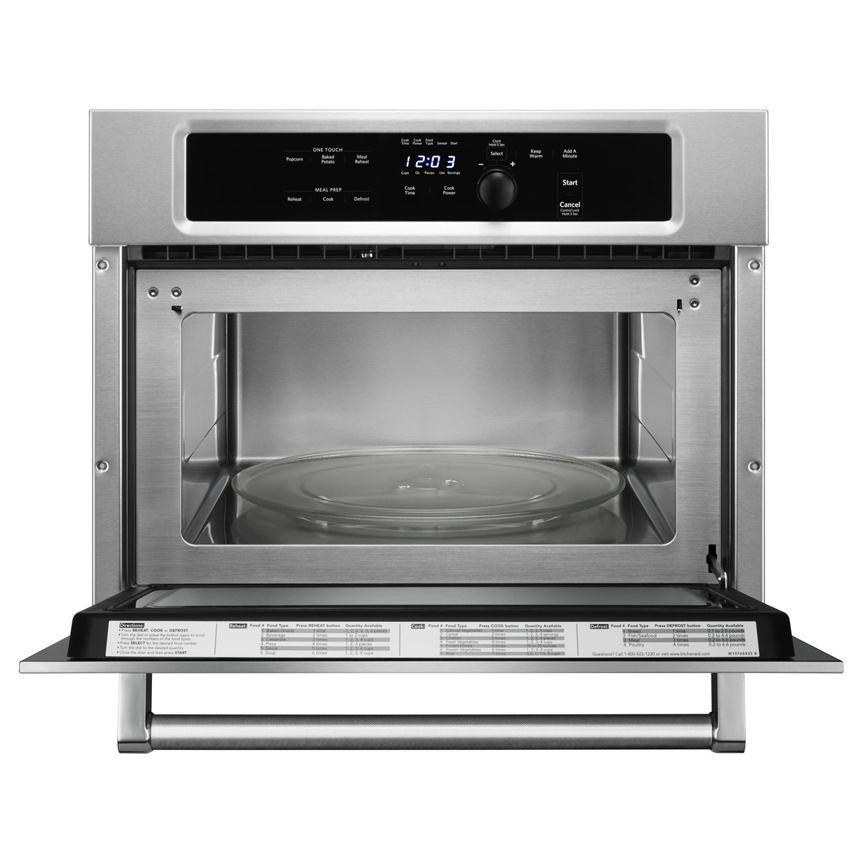 KitchenAid 24" Built In Microwave Oven with 1000 Watt Cooking - Stainless Steel (KMBS104ESS)