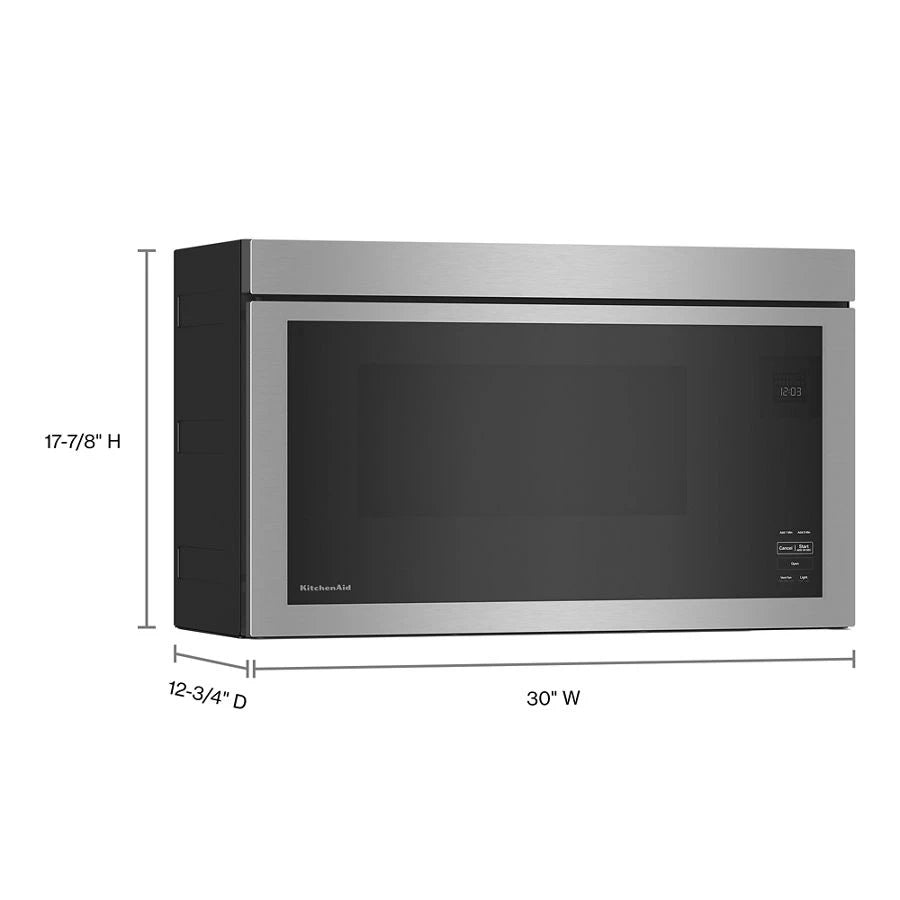 KITCHENAID Over-the-range Microwave With Flush Built-in Design - Stainless Steel (KMMF330PSS)