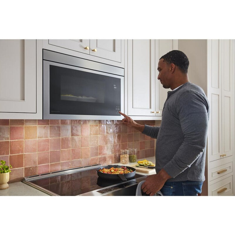 KitchenAid Over-The-Range Microwave with Flush Built-In Design - Stainless Steel (KMMF330PSS)