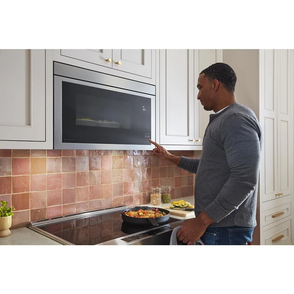 KitchenAid Over-The-Range Microwave with Flush Built-In Design - Stainless Steel (KMMF330PSS)