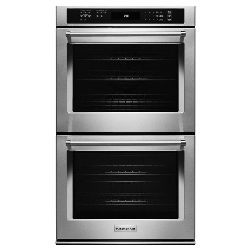 KitchenAid 30" Double Wall Oven with Even-Heat  True Convection (Upper Oven) - Stainless Steel (KODE300ESS)