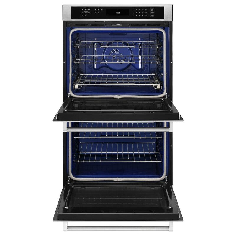 KitchenAid 30" Double Wall Oven with Even-Heat  True Convection (Upper Oven) - Stainless Steel (KODE300ESS)