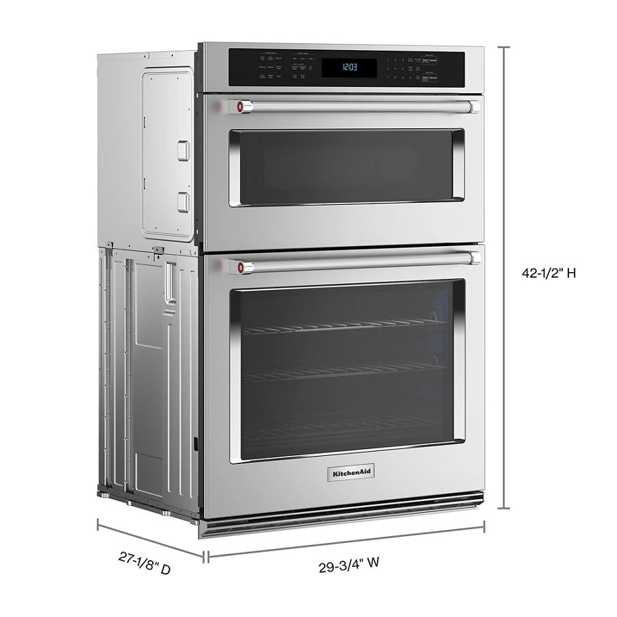 KITCHENAID 30" Combination Microwave Wall Ovens With Air Fry Mode. - Stainless Steel (KOEC530PSS)