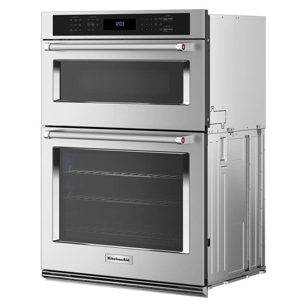 KitchenAid 30" Combination Microwave Wall Oven with Air Fry Mode - Stainless Steel (KOEC530PSS)