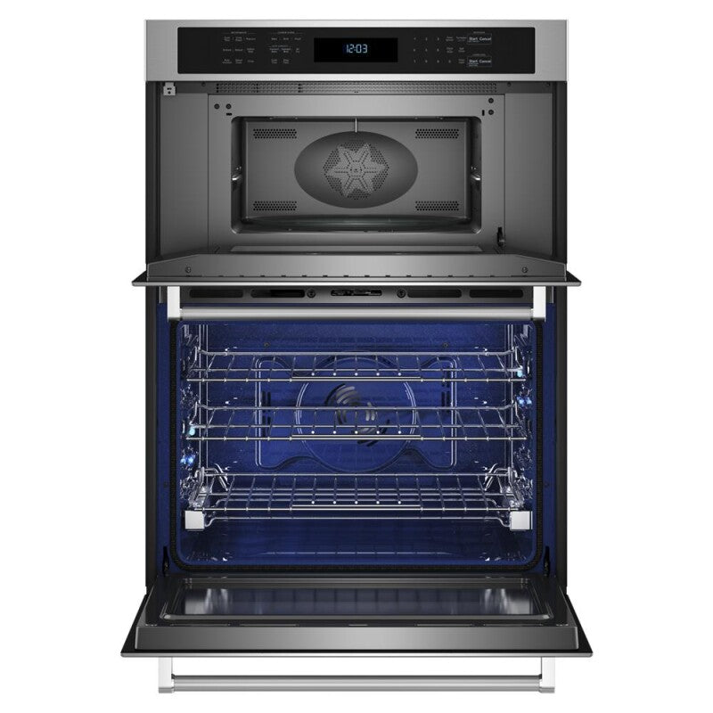 KitchenAid 30" Combination Microwave Wall Oven with Air Fry Mode - Stainless Steel (KOEC530PSS)